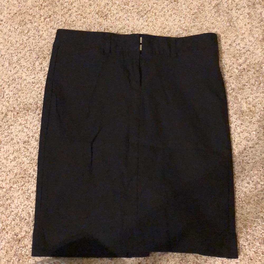 Black pencil skirt